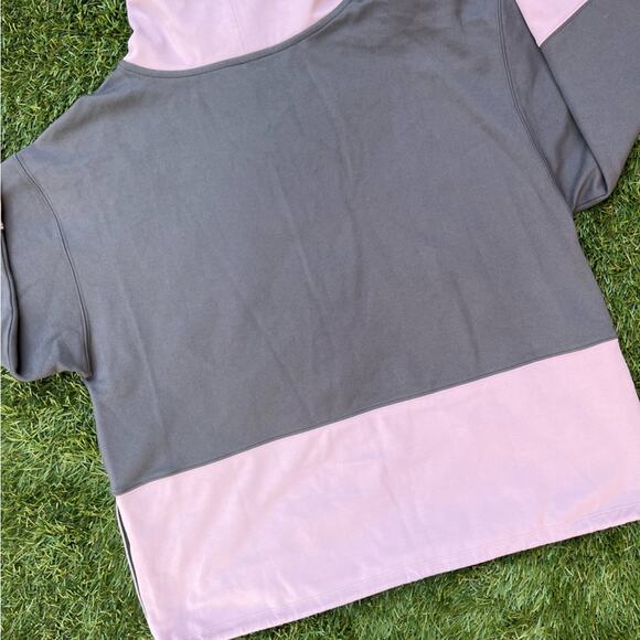 Athleta Hermosa Mock Neck Sweatshirt Cinch String Oversized Snowboard Style XS - Picture 9 of 11